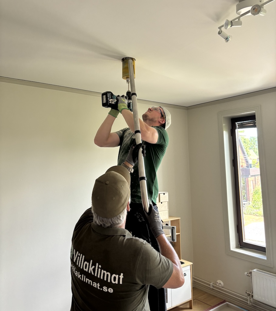 Bild tagen 2025/09/03 när Villaklimat - en del av Mini-FTX.se installerar en Mini-FTX
